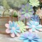 Giant 3D Pastel Flower with Stickers (10"-7.5") Paper Flower Wall Stickers-Pack of 10